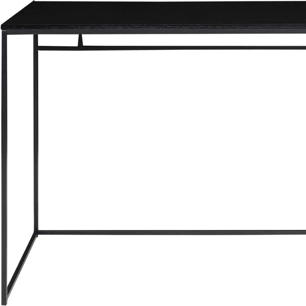 Wohnen Sideboards & Kommoden|Telefontische*Kleiner Schreibtisch in Schwarz 100x45 - Fiorda