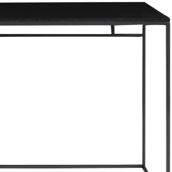 Wohnen Sideboards & Kommoden|Telefontische*Kleiner Schreibtisch in Schwarz 100x45 - Fiorda