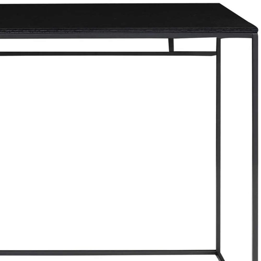 Wohnen Sideboards & Kommoden|Telefontische*Kleiner Schreibtisch in Schwarz 100x45 - Fiorda