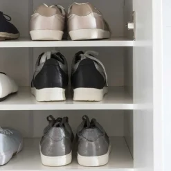 Wohnen Schuhschränke*Kleiner Schuhschrank mit Doppeltür Atricia in Weiß