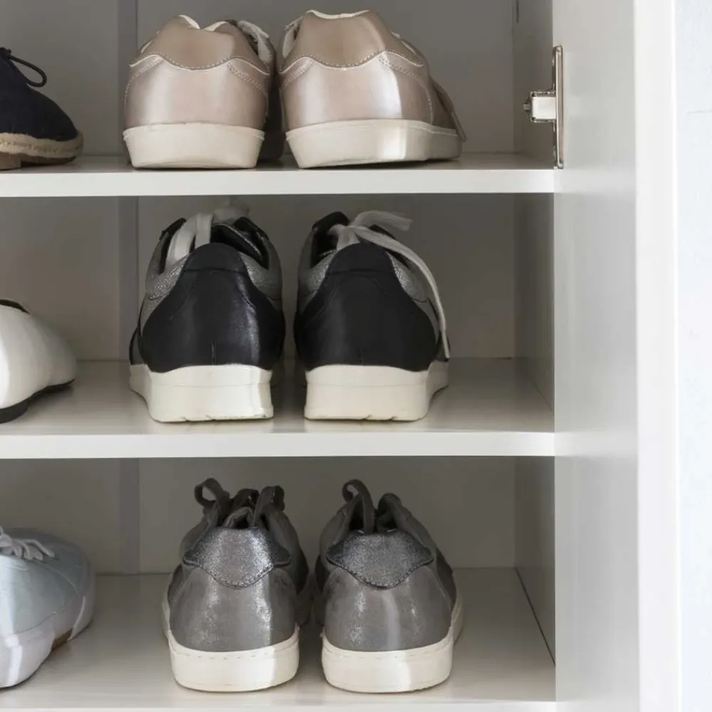 Wohnen Schuhschränke*Kleiner Schuhschrank mit Doppeltür Atricia in Weiß