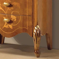 Wohnen Kleiner Vitrinenschrank mit Tür & Schubladen - Carlenna I