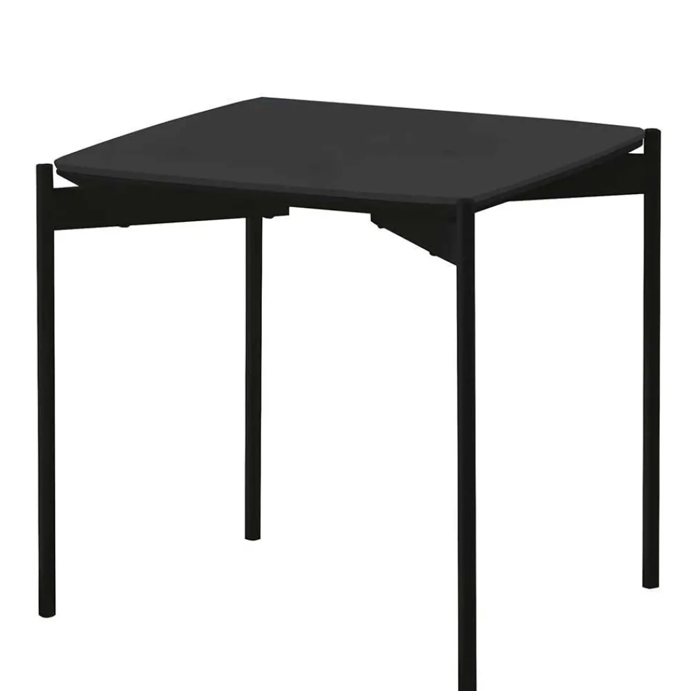 Wohnen Küchentische|Esszimmertische*Kleiner Wohnzimmer Tisch in Anthrazit & Schwarz - Salamander