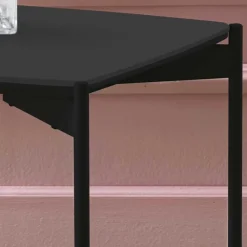 Wohnen Küchentische|Esszimmertische*Kleiner Wohnzimmer Tisch in Anthrazit & Schwarz - Salamander