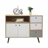 Wohnen Flurkommoden*Kleines Sideboard Drondo im Retro Design