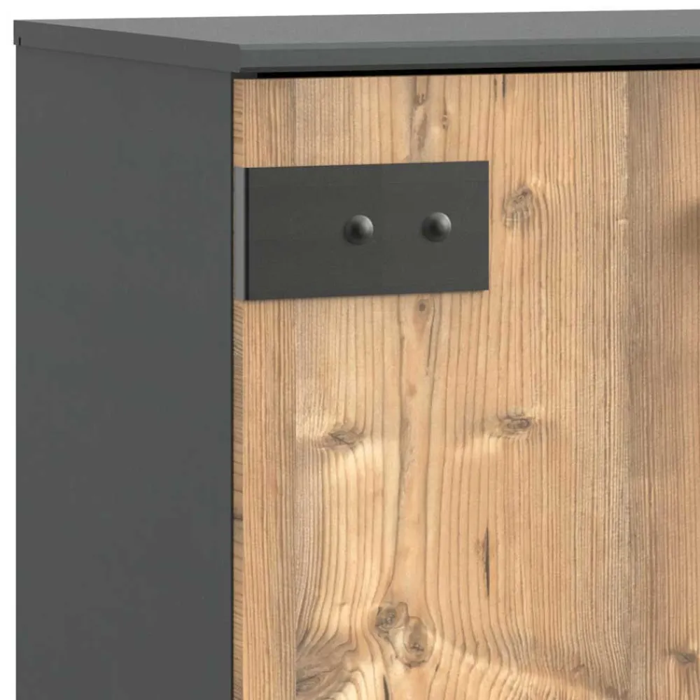 Wohnen Kleines Sideboard in Tannen Dekor - Ardila