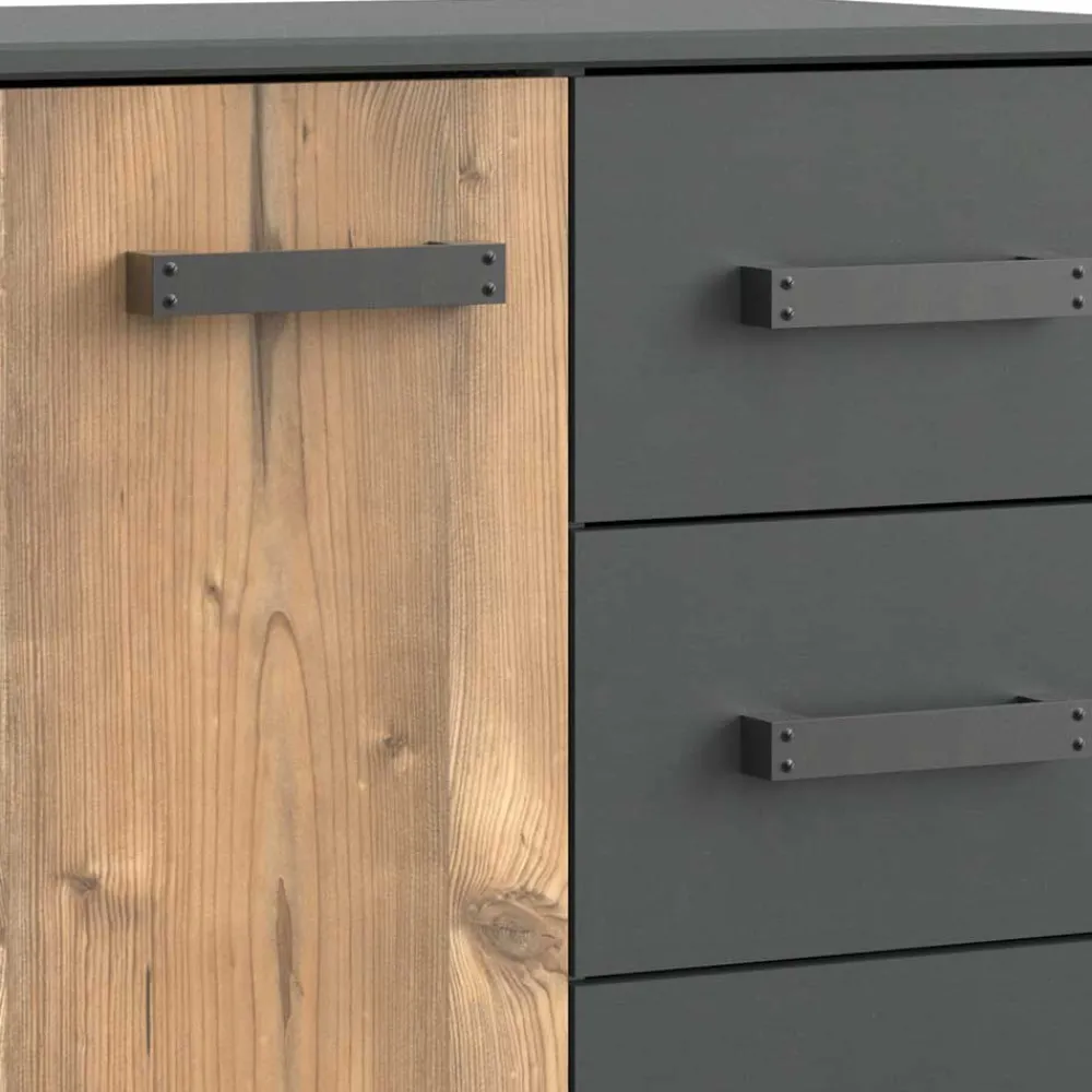 Wohnen Kleines Sideboard in Tannen Dekor - Ardila