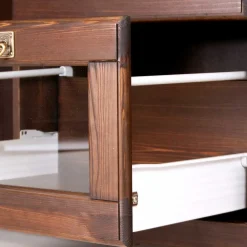 Wohnen Massivholzmöbel|Kolonialmöbel*Kolonialstil Buffet in Kiefer dunkel - Jurcavs