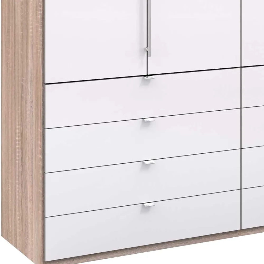 Wohnen Schränke|Kleiderschränke*Kombi Kleiderschrank mit 12 Schubkästen - Bosays