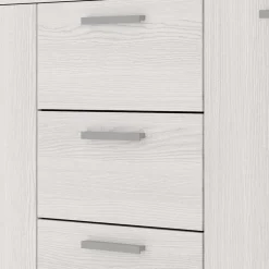 Wohnen Kombi Kommode in Weiß Esche Dekor - Pruducia