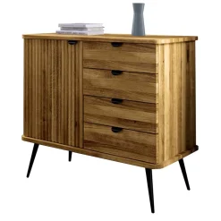 Wohnen Flurkommoden*Kombi Kommode mit vier Schubladen & Tür - Casarius