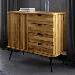 Wohnen Flurkommoden*Kombi Kommode mit vier Schubladen & Tür - Casarius