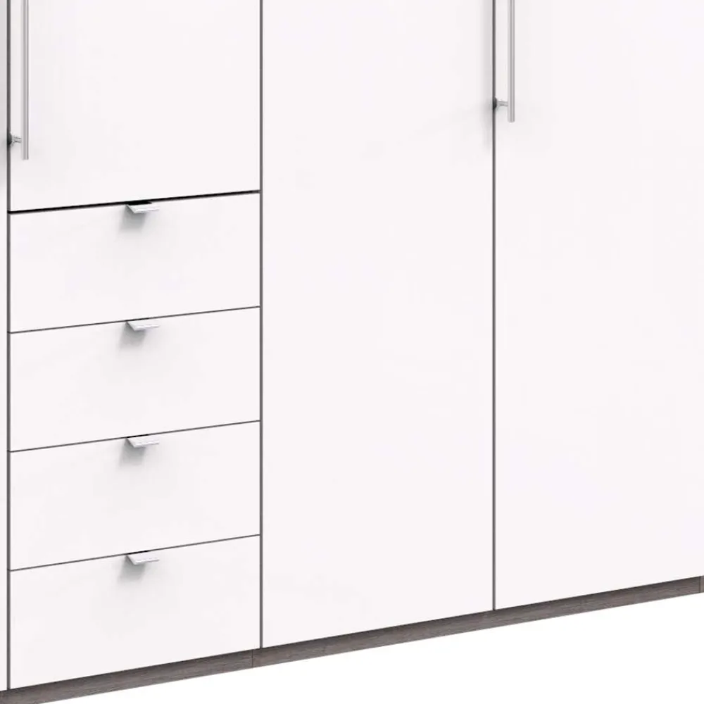 Wohnen Schränke|Kleiderschränke*Kombi-Kleiderschrank mit 2 Falttüren & Tür - Tivierto