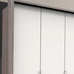 Wohnen Schränke|Kleiderschränke*Kombi-Kleiderschrank mit 2 Falttüren & Tür - Tivierto