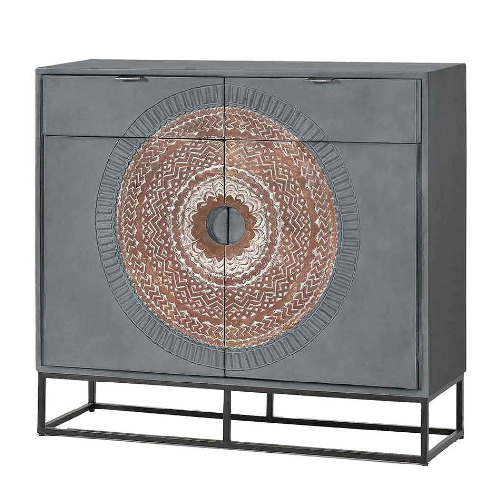 Wohnen Flurkommoden|Orientalische Möbel*Kombi-Kommode - dekorativ mit Mandala - Mesusco