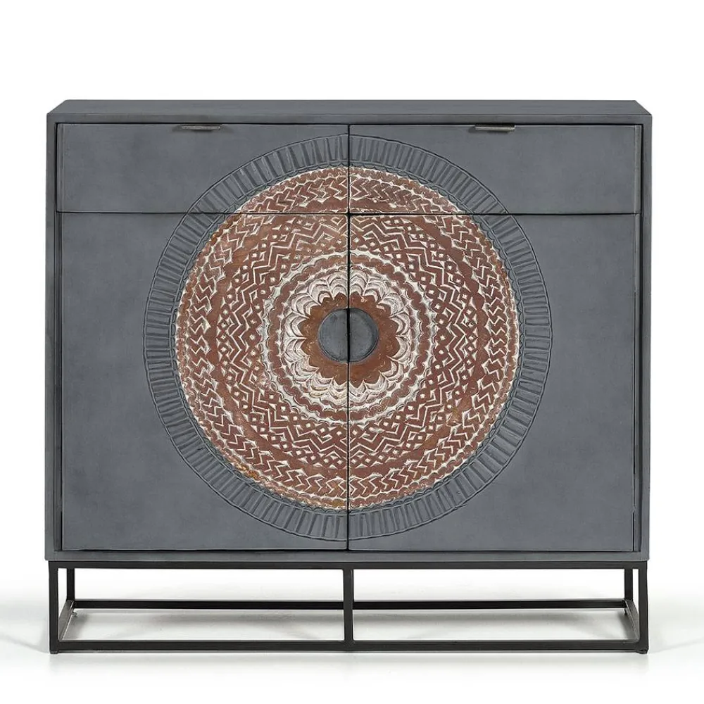 Wohnen Flurkommoden|Orientalische Möbel*Kombi-Kommode - dekorativ mit Mandala - Mesusco