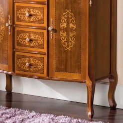 Wohnen Flurkommoden*Kombikommode im Barock Design Natale in Nussbaum