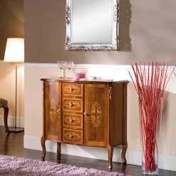 Wohnen Flurkommoden*Kombikommode im Barock Design Natale in Nussbaum