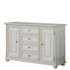 Wohnen Sideboards*Kombi-Kommode in Antikweiß - Vicina