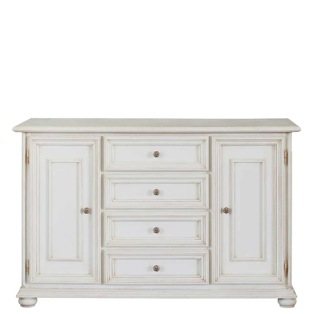 Wohnen Sideboards*Kombi-Kommode in Antikweiß - Vicina