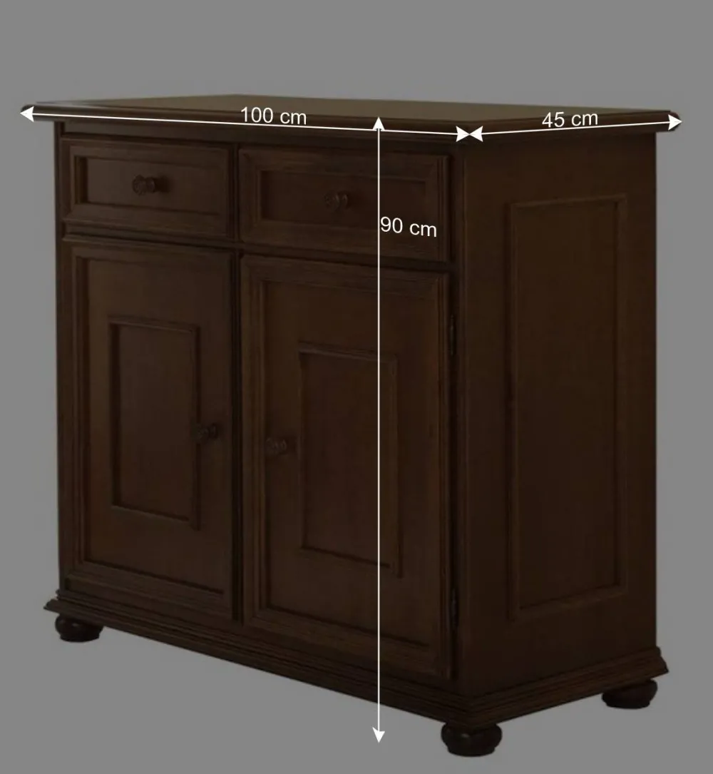 Wohnen Flurkommoden*Kombi-Kommode in Walnussfarben - Manicos