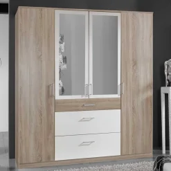 Wohnen Jugendzimmerschränke*Kombi-Schlafzimmerschrank mit drei Schubladen - Coros