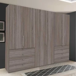 Wohnen Schränke|Kleiderschränke*Komfort Kleiderschrank mit acht Schubladen - Crenba