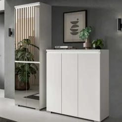 Wohnen Schuhschränke*Kommode für Schuhe in Weiß - Dany