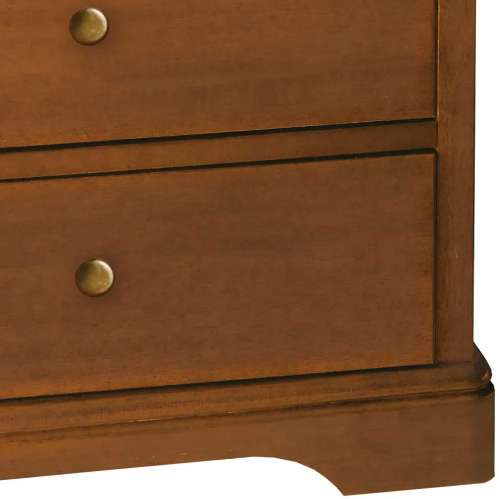 Wohnen Kommode im klassischen Design in Nussbaum - Lemerzi