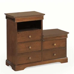 Wohnen Kommoden|Flurkommoden*Kommode im Stufendesign in Nussbaum - Lemerzi