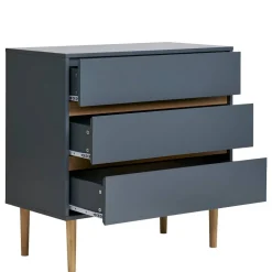 Wohnen Sideboards & Kommoden|Flurkommoden*Kommode in Dunkelgrau und Kiefer - Street