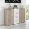 Wohnen Sideboards*Kommode in Eiche San Remo & Weiß - Anglivia