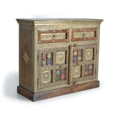 Wohnen Flurkommoden*Kommode in Gold und Akazie - Danascov