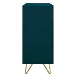Wohnen Skandinavische Möbel|Sideboards & Kommoden*Kommode in Petrol mit kurzen Hairpin Legs - Clamps
