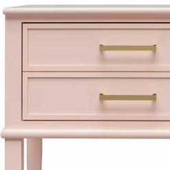 Wohnen Landhausmöbel|Flurkommoden*Kommode in Rosa mit Gold - Bafata
