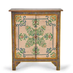 Wohnen Kommode mit folkloristischen Blumen Motiven - Cacressa