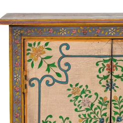 Wohnen Kommode mit folkloristischen Blumen Motiven - Cacressa