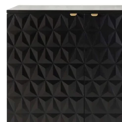 Wohnen Kommode mit geometrisch strukturierten Fronten - Ardit