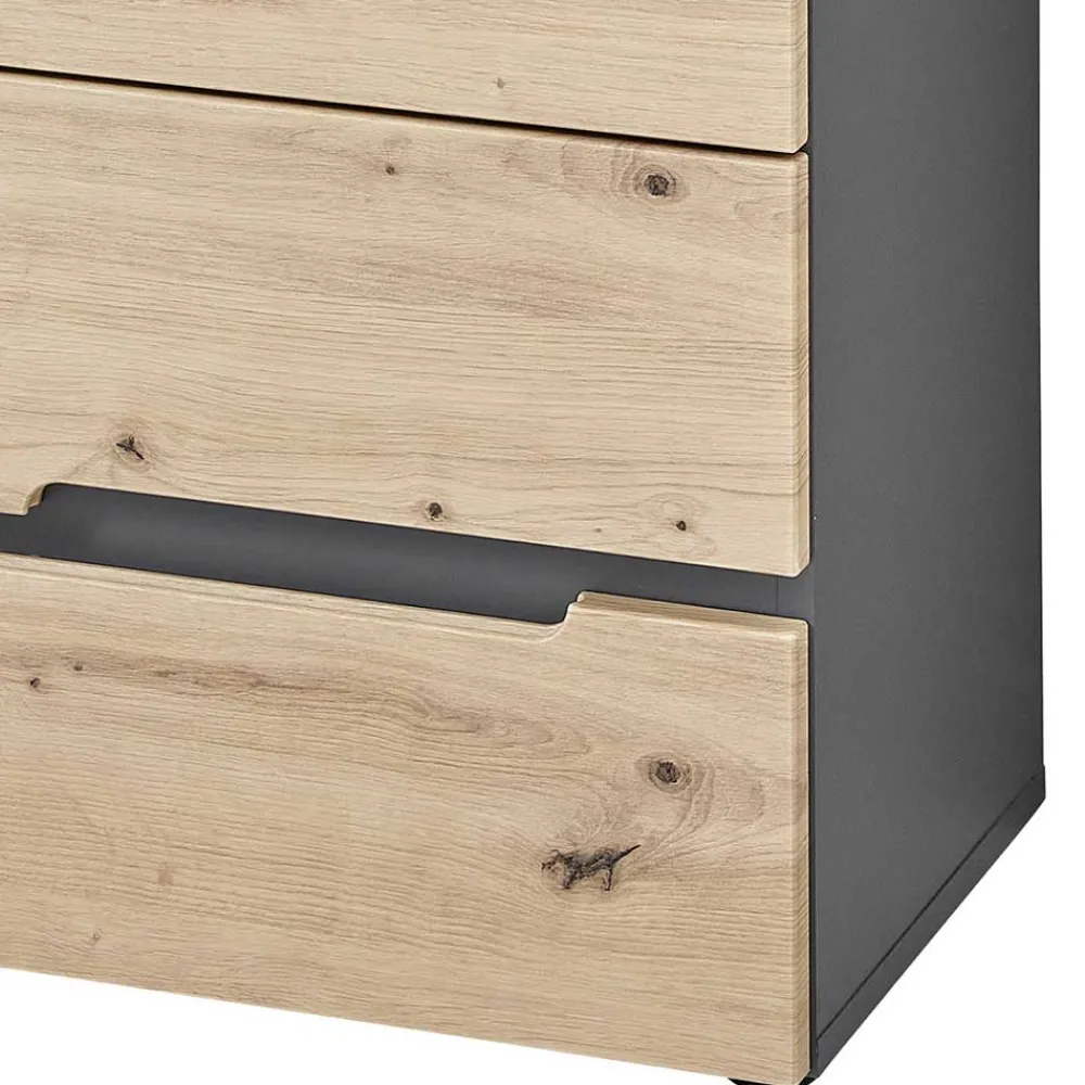 Wohnen Kommode mit vier Schubladen & Tür - Kuetra I