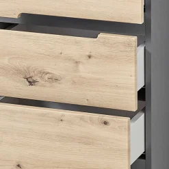 Wohnen Kommode mit vier Schubladen & Tür - Kuetra I