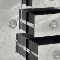 Wohnen Kommode Pilot in Alufarben