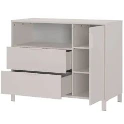 Wohnen Kinderkommoden|Kindermöbel*Kommode Wickelkommode in Hellgrau - Afilon