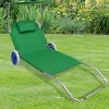 Wohnen Metall-Gartenmöbel|Balkonmöbel*Kompakte Rollliege für Garten oder Strand - Asan