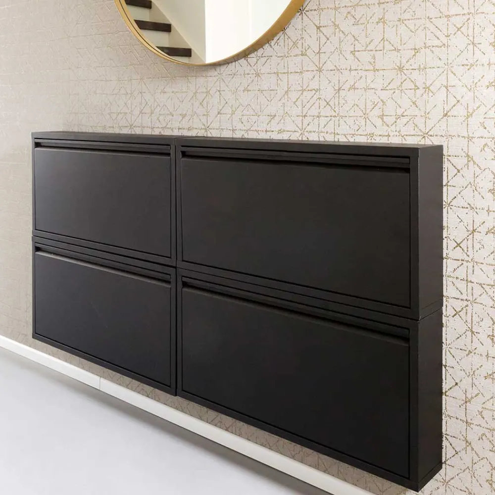 Wohnen Schuhschränke*Kompakter Schuhkipper in 75x38x13 cm - Trasmina