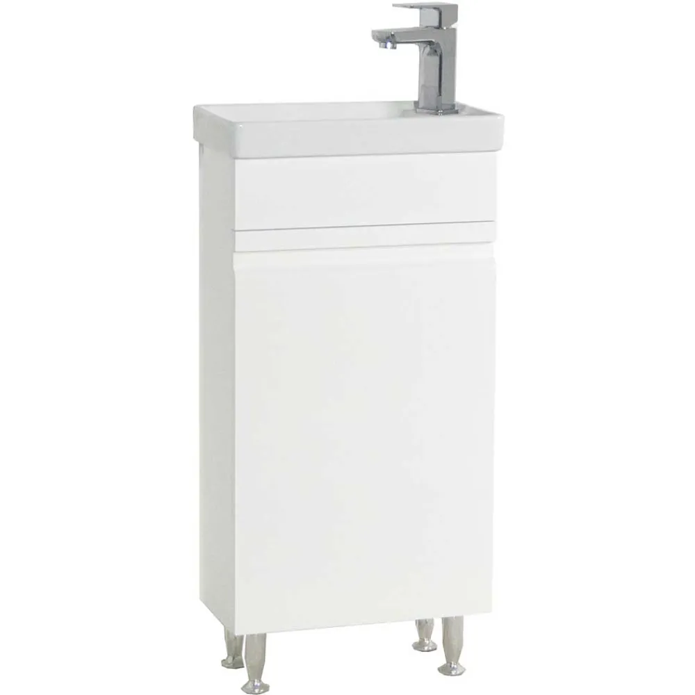Wohnen Waschtisch|Waschbeckenunterschränke*Kompakter Waschtisch fürs Gäste WC in Weiß - Departo