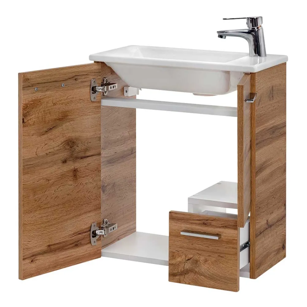 Wohnen Waschtisch|Waschbeckenunterschränke*Kompakter Waschtisch 50x60x25cm - Muviana I