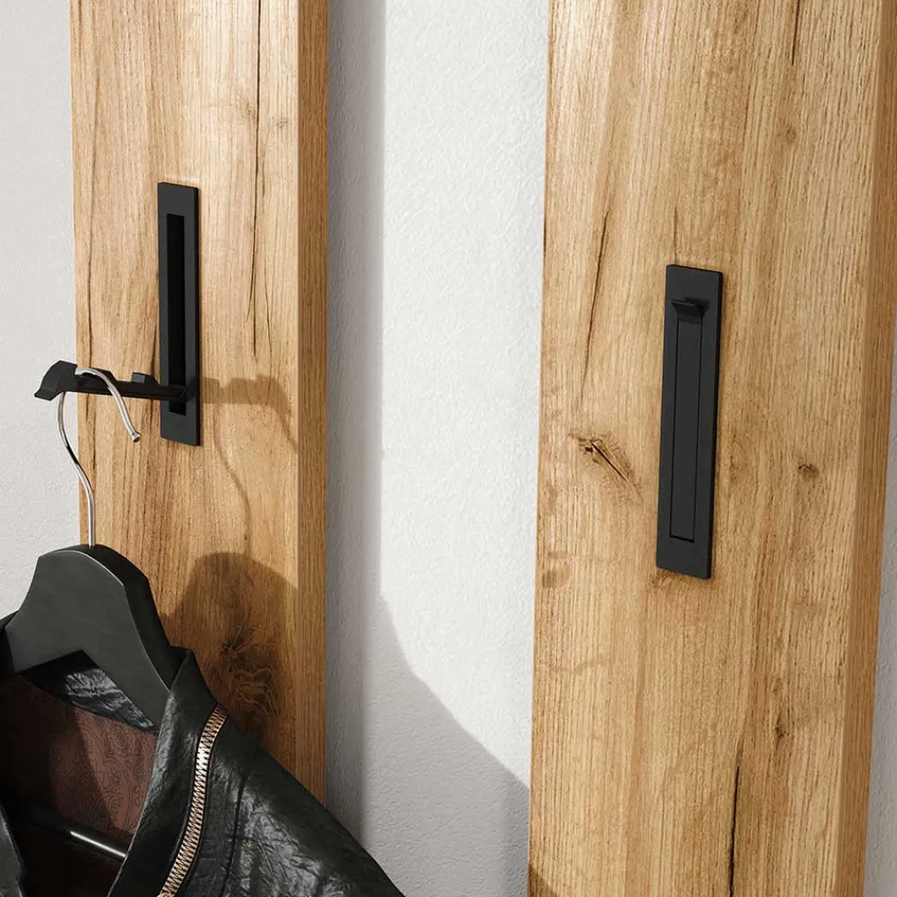 Wohnen Garderoben|Garderoben*Kompaktes Dielenmöbel Set in Graugrün - Point (dreiteilig)