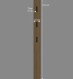 Wohnen Garderoben|Garderoben*Kompaktes Dielenmöbel Set in Graugrün - Point (dreiteilig)