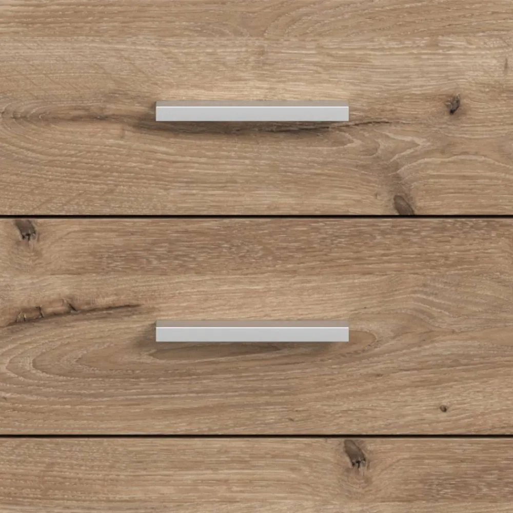 Wohnen Kompaktgarderobe in Weiß mit Asteiche - Wakes