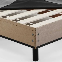 Wohnen Komplett Bett für Dachschrägen in Schwarz - Vitablo